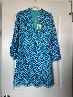 NWT Lilly Pulitzer Devina shift dress in Brewster Blue